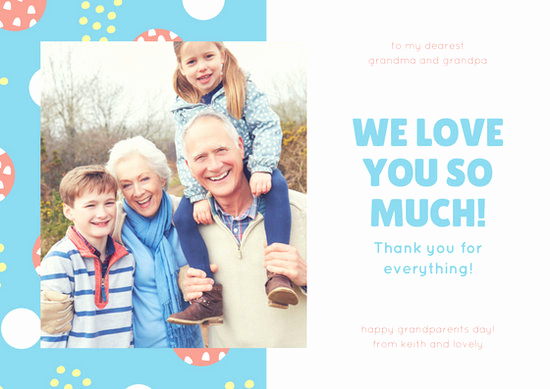 Grandparents Day Invitation Template Unique Customize 45 Grandparents Day Card Templates Online Canva