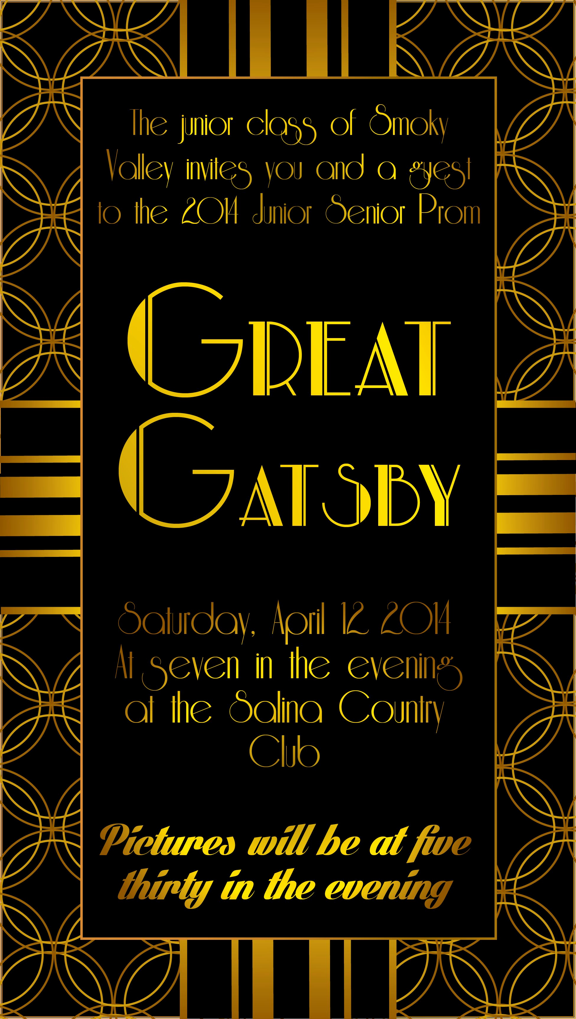 Great Gatsby Invitation Ideas Lovely Great Gatsby Prom Invitation Yaaaay