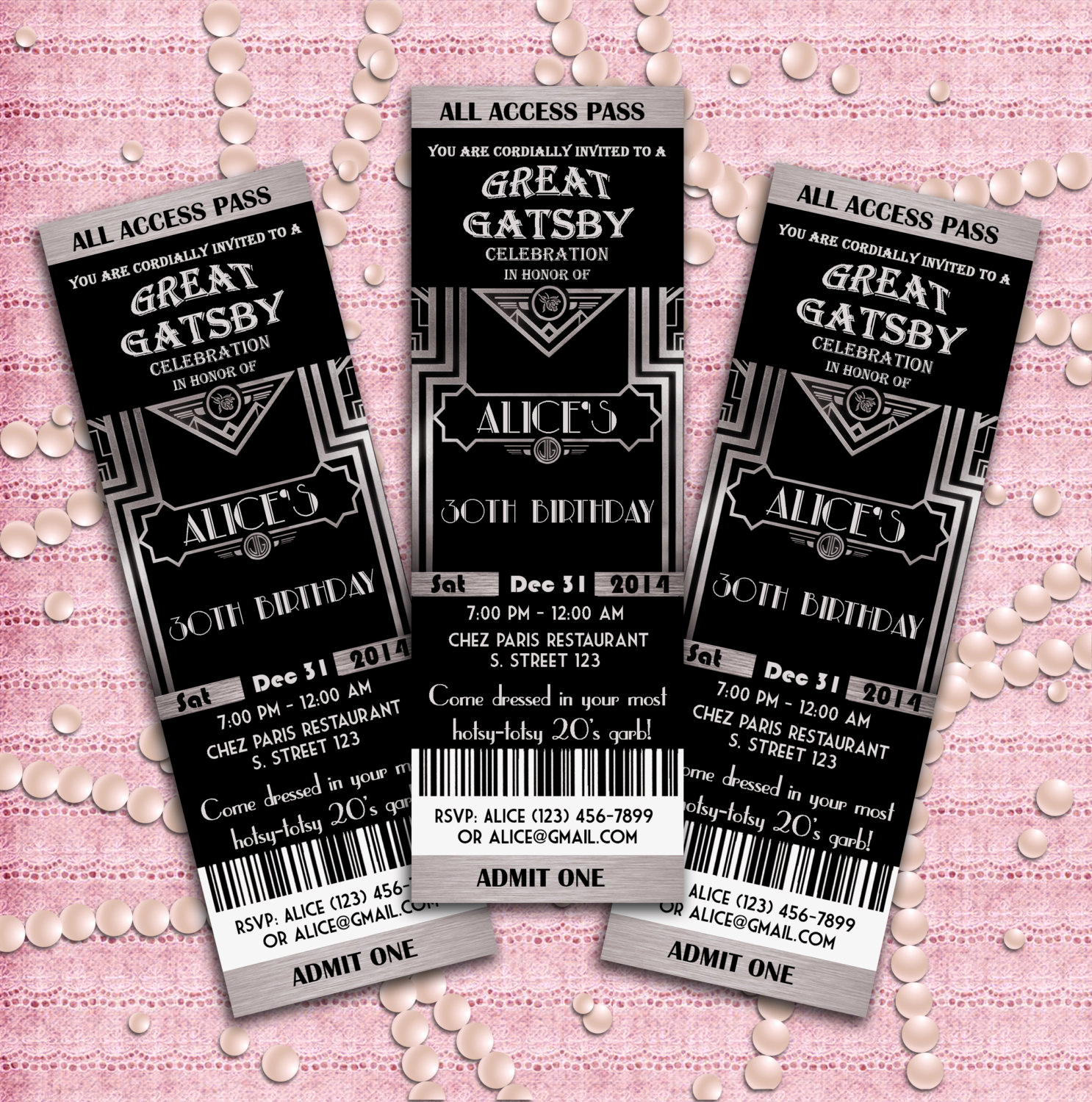 Great Gatsby Prom Invitation Luxury Great Gatsby Style Art Deco Party Invitation Prom