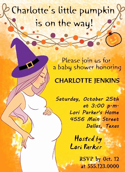 Halloween Baby Shower Invitation Best Of Cute and Fun Halloween themed Baby Shower Ideas