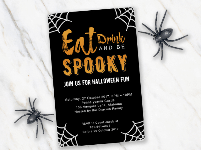 Halloween Invitation Templates Microsoft Word Luxury Free Printable Halloween Party Invitations 2018 [ Template]
