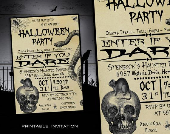 Halloween Invitation Wording Adults Inspirational Halloween Invitation Printable Adult Halloween Party