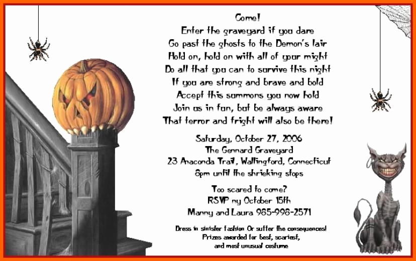Halloween Invitation Wording Adults Only Awesome Halloween Fice Party Invitation Wording – Festival