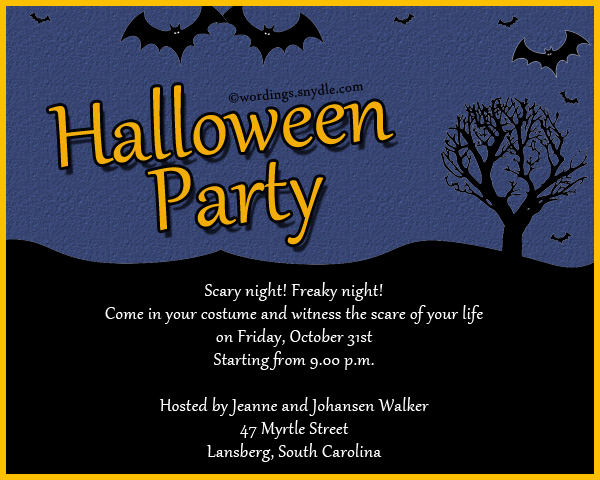 Halloween Invitation Wording Adults Only Beautiful Halloween Invitation Reminder Wording – Festival Collections