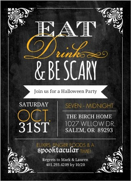 Halloween Party Invitation Ideas Awesome 1000 Ideas About Dinner Party Invitations On Pinterest