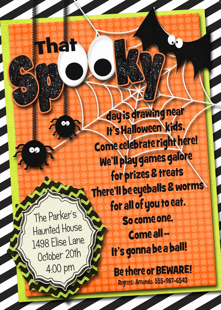 Halloween Party Invitation Wording Awesome Amanda S Parties to Go New Halloween Collection