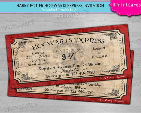 Harry Potter Invitation to Hogwarts Beautiful the 25 Best Harry Potter Invitations Ideas On Pinterest
