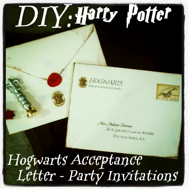 Harry Potter Invitation to Hogwarts Luxury Uniquely Grace Harry Potter Invitations Delivered Owl