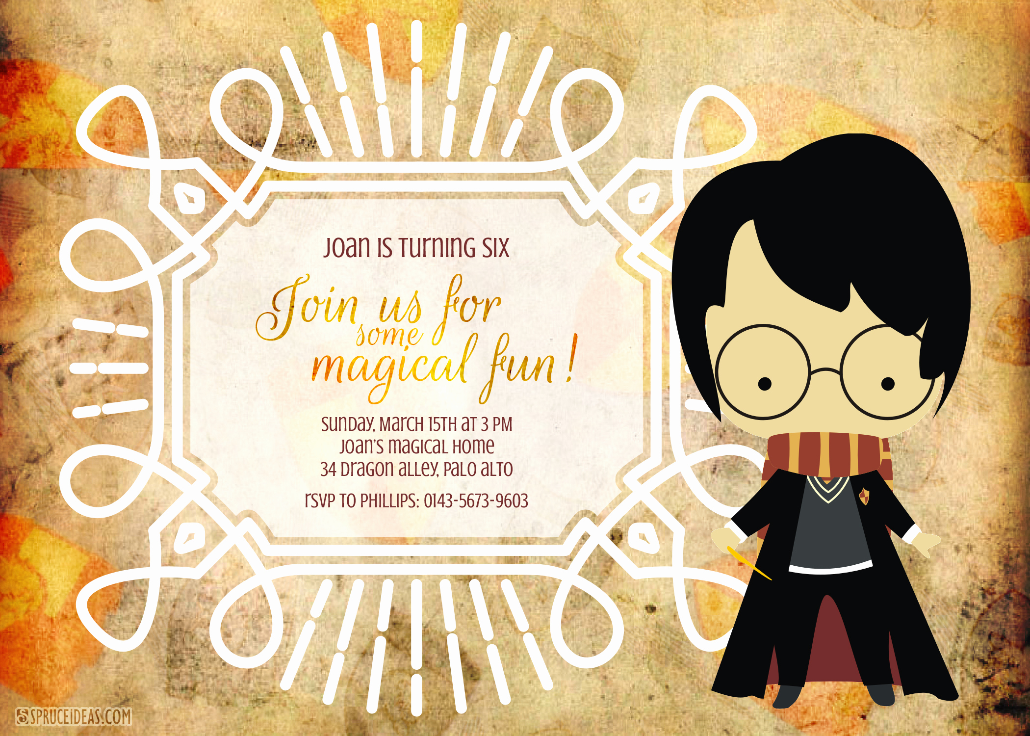 Harry Potter Party Invitation Template Fresh Free Printable Harry Potter Birthday Invitation Template