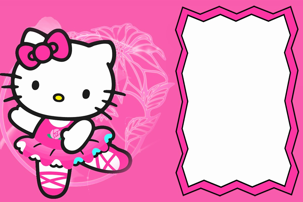 Hello Kitty Invitation Card Lovely Hello Kitty Free Printable Invitation Templates