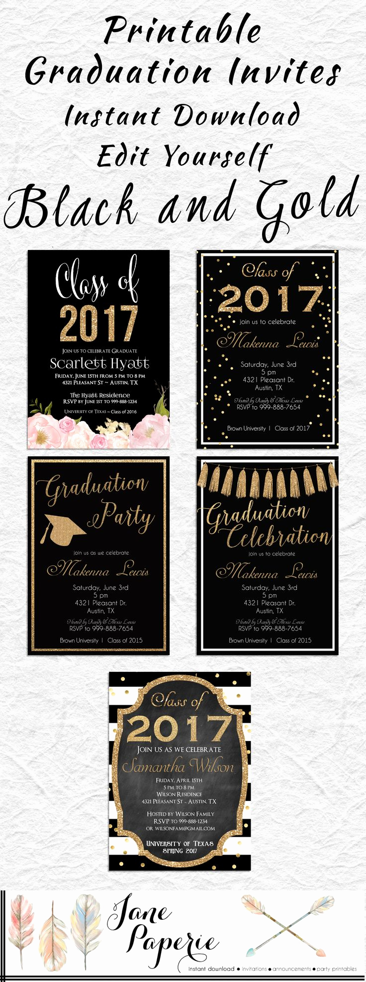 High School Graduation Invitation Unique Best 25 High School Graduation Invitations Ideas On