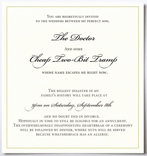 Hilarious Wedding Invitation Wording Elegant Ruselle S Blog Funny or Cute Destination Wedding Invite