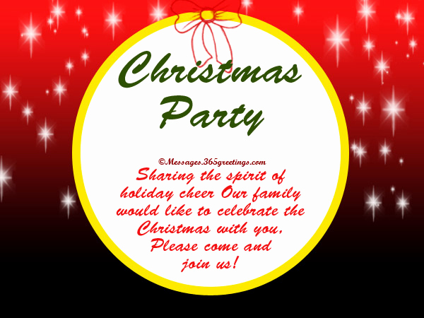 Holiday Potluck Invitation Wording Lovely Christmas Party Invitation Wording 365greetings