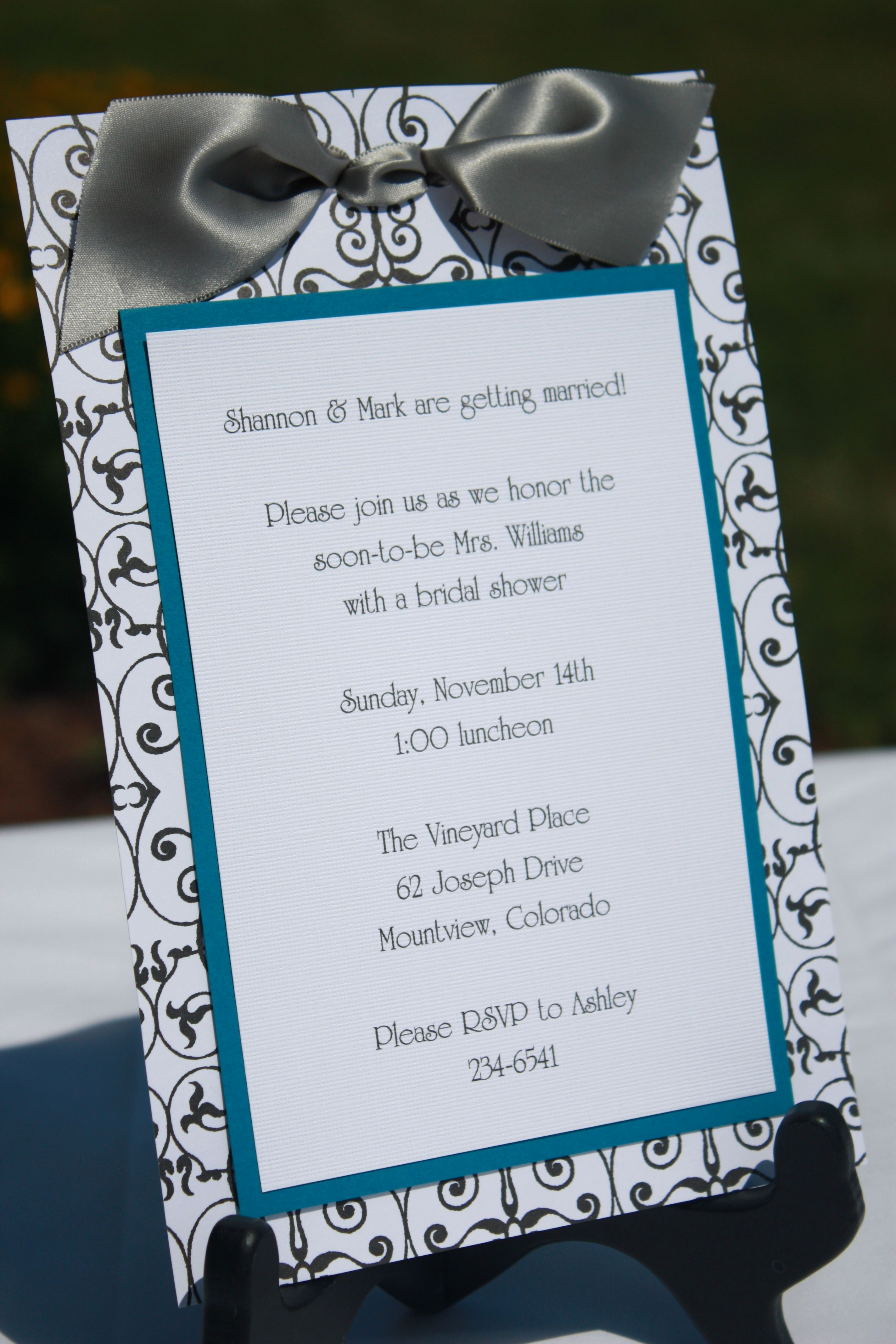 Homemade Wedding Invitation Ideas Inspirational Handmade Bridal Shower Invitations