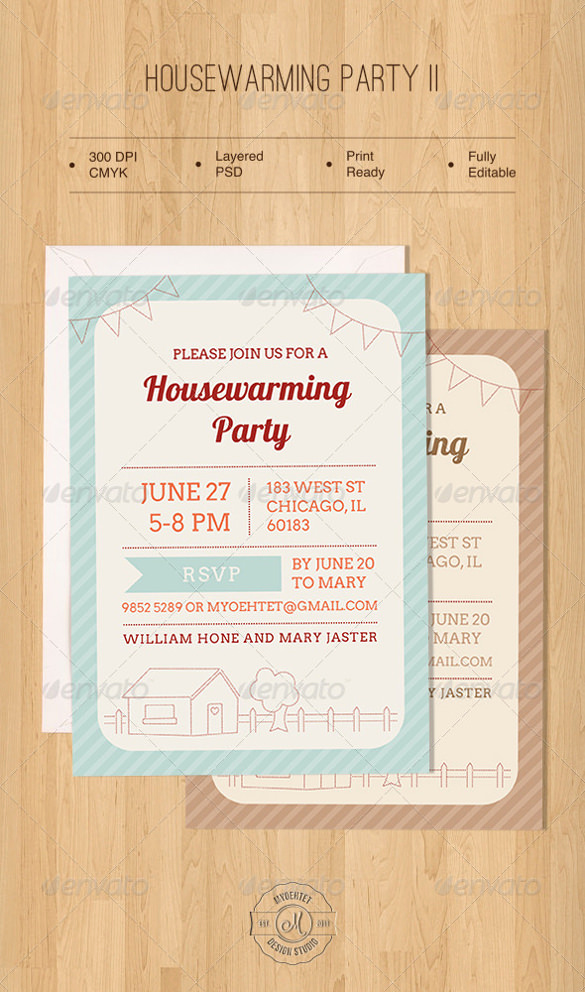 Housewarming Invitation Templates Free Fresh 35 Housewarming Invitation Templates Psd Vector Eps