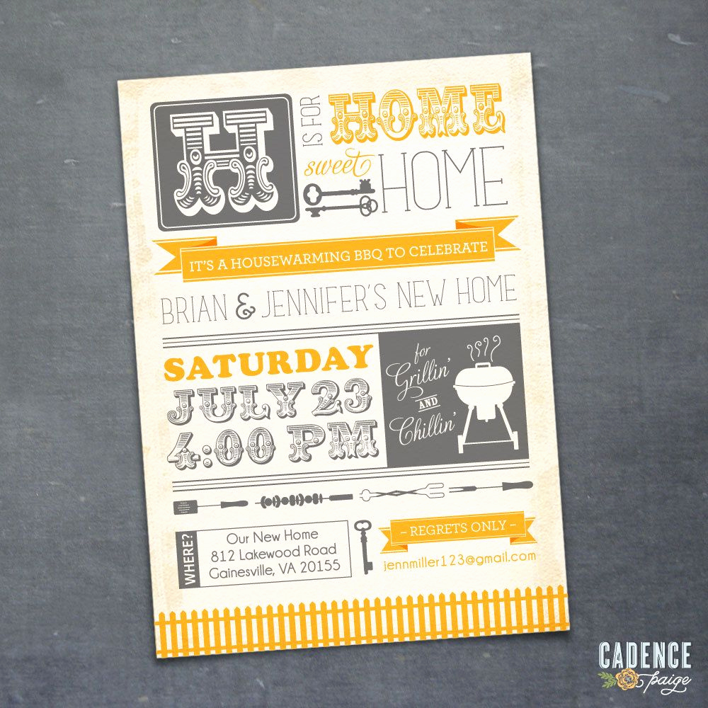Housewarming Party Invitation Ideas New Housewarming Party Invite Just Clever