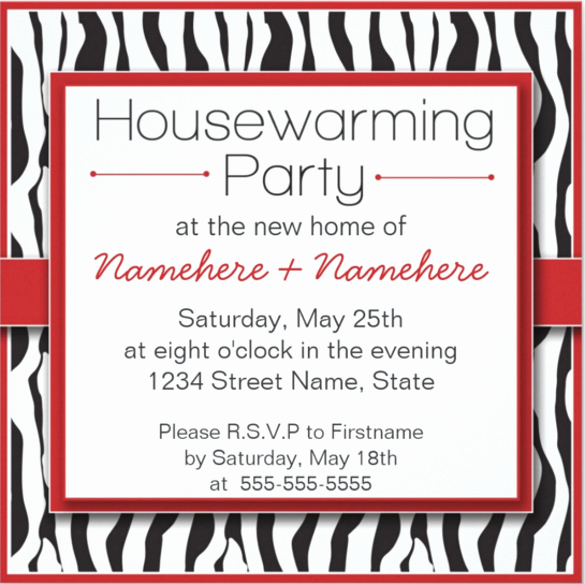 Housewarming Party Invitation Templates Beautiful 28 Housewarming Invitation Templates – Free Sample