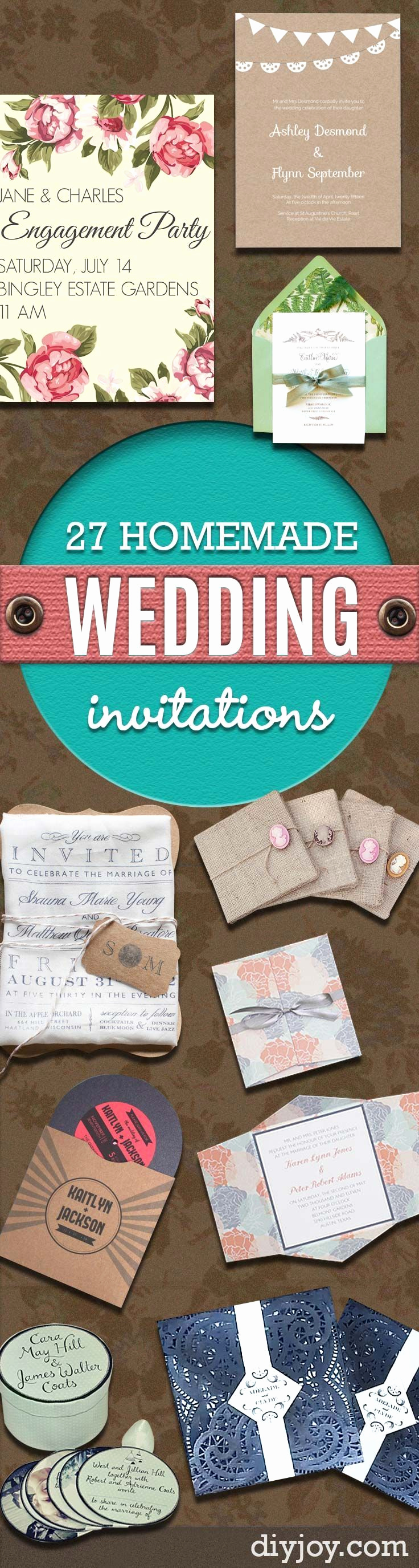 How to Make Homemade Invitation Unique Best 25 Homemade Invitations Ideas On Pinterest
