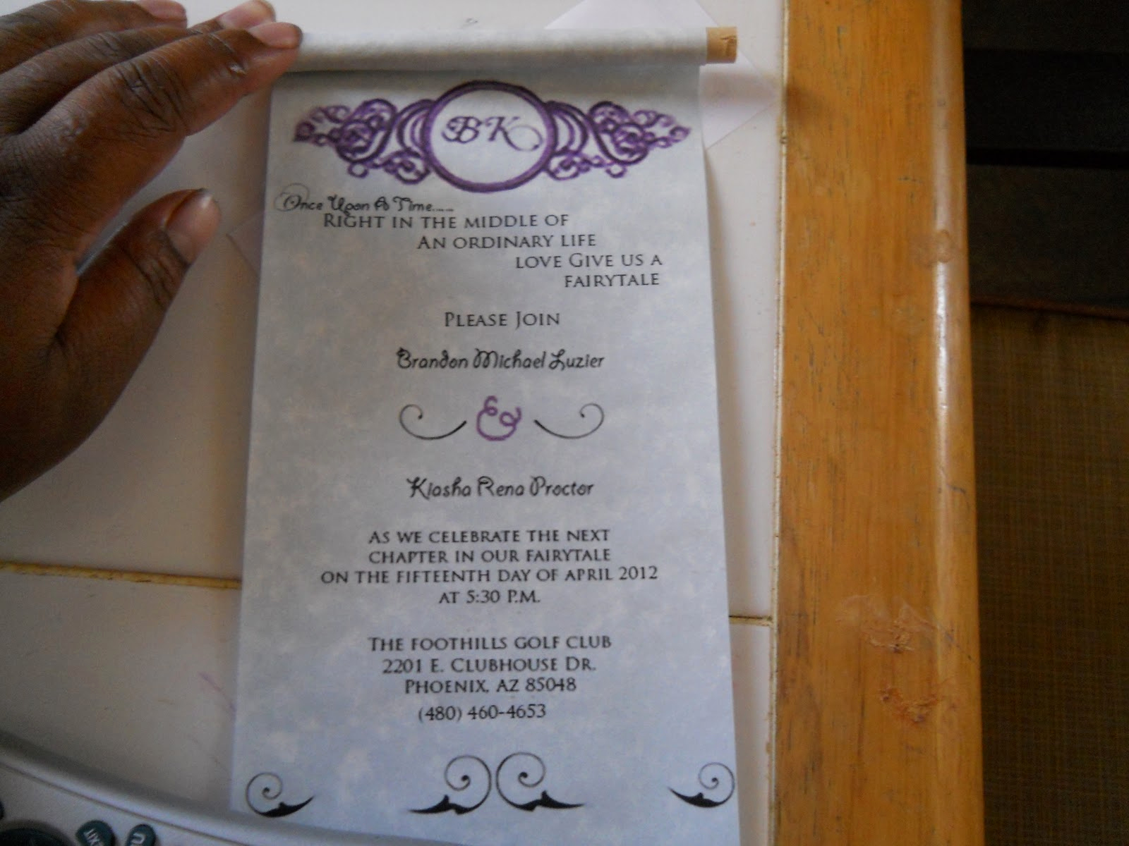 How to Make Scroll Invitation Fresh From Ms to Mrs Diy Scroll Invitations