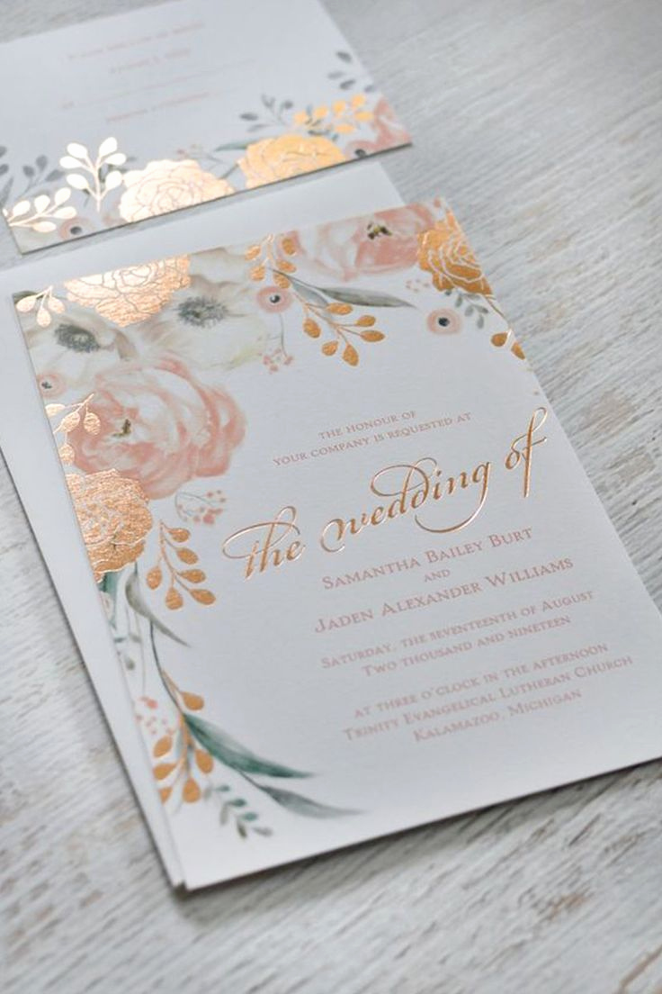 Ideas for Wedding Invitation Elegant Best 25 Unique Wedding Invitations Ideas On Pinterest