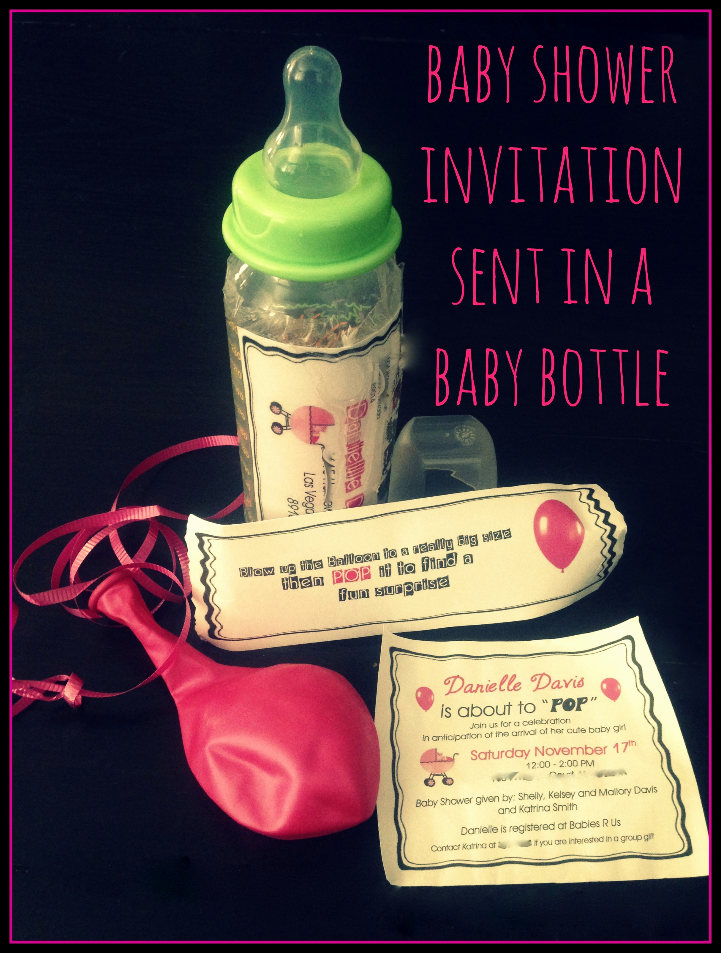 Invitation In A Bottle Inspirational 4 Simple Steps for A Successful Baby Shower today S the