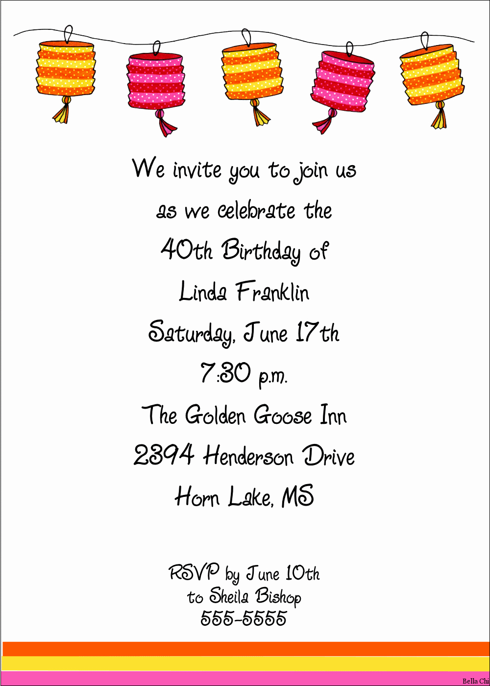 Invitation Message for Party Elegant Invitations for Birthday Party for Adults