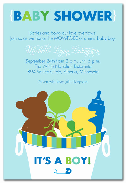 It A Boy Invitation Inspirational It S A Boy Bucket Baby Shower Invitations by Invitation