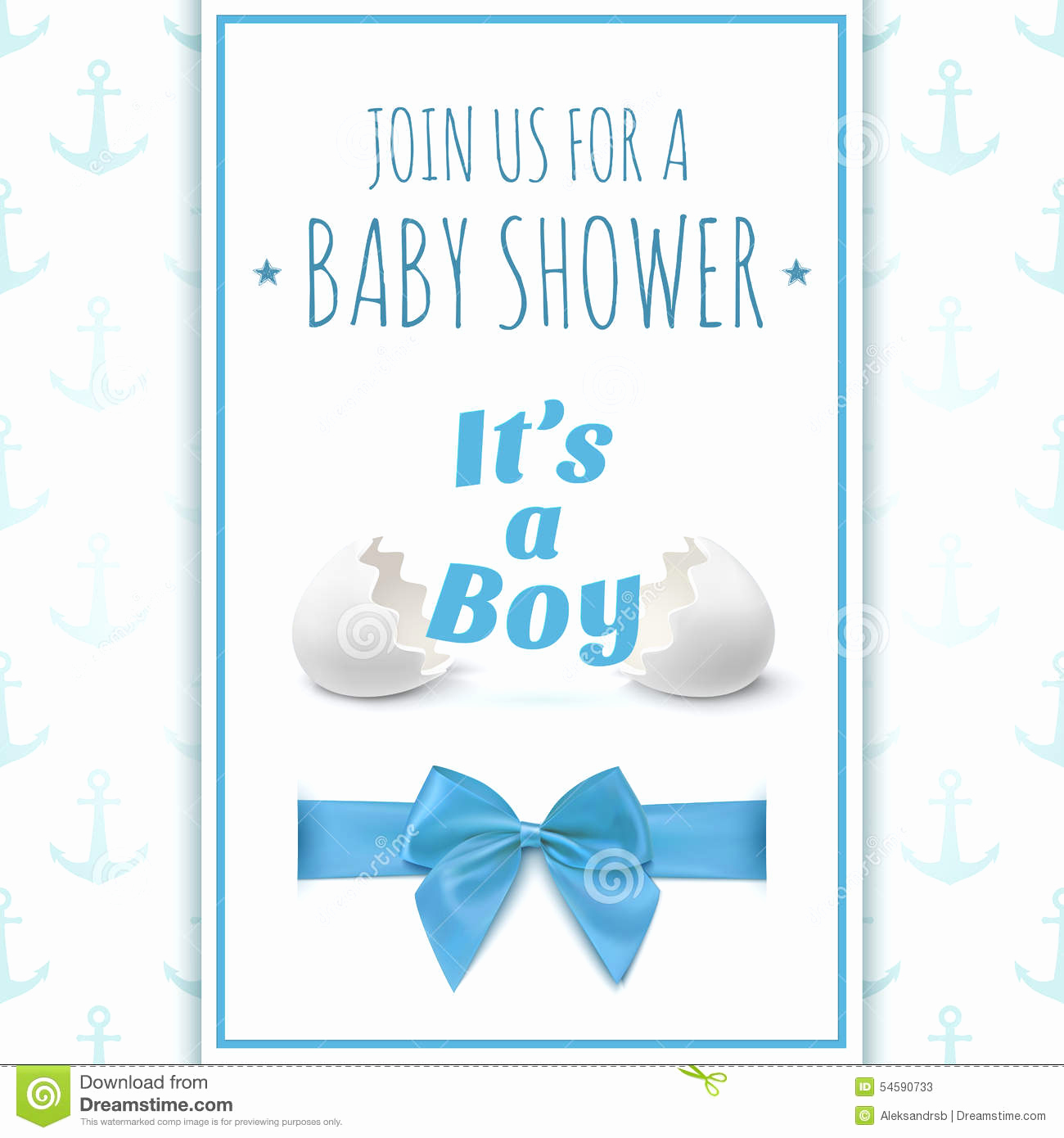 It A Boy Invitation New Its A Boy Template for Baby Shower Celebration Stock