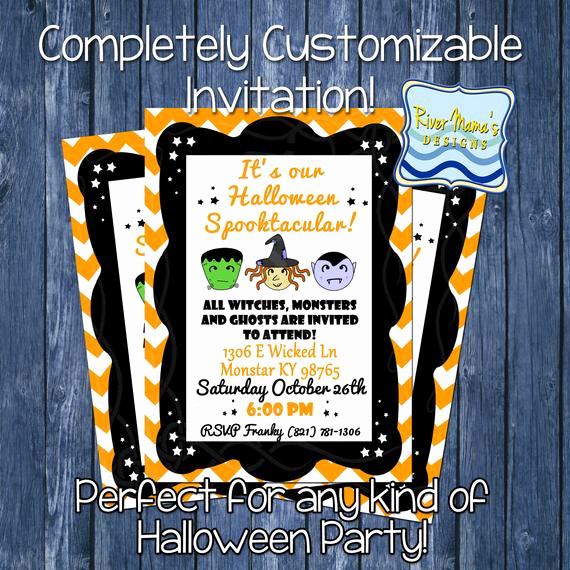 Jewelry Trunk Show Invitation Sample Lovely Items Similar to Printable Halloween &quot;spooktacular&quot; Party