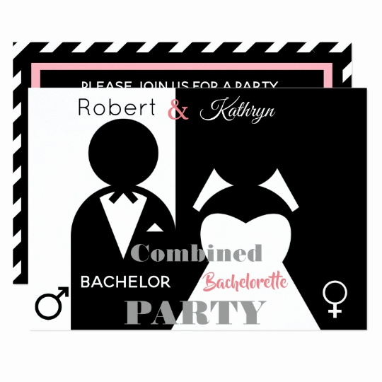 Joint Bachelor Bachelorette Party Invitation Elegant Naughty Bachelorette Party Invitations