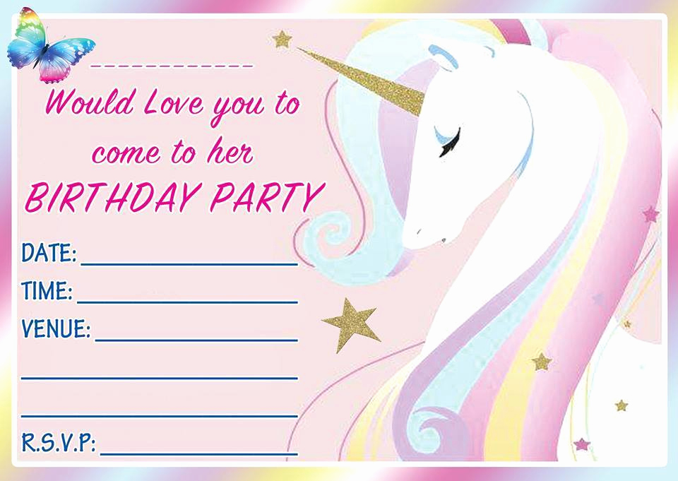 Kids Birthday Party Invitation Template New Free Birthday Party Invites for Kids – Free Printable