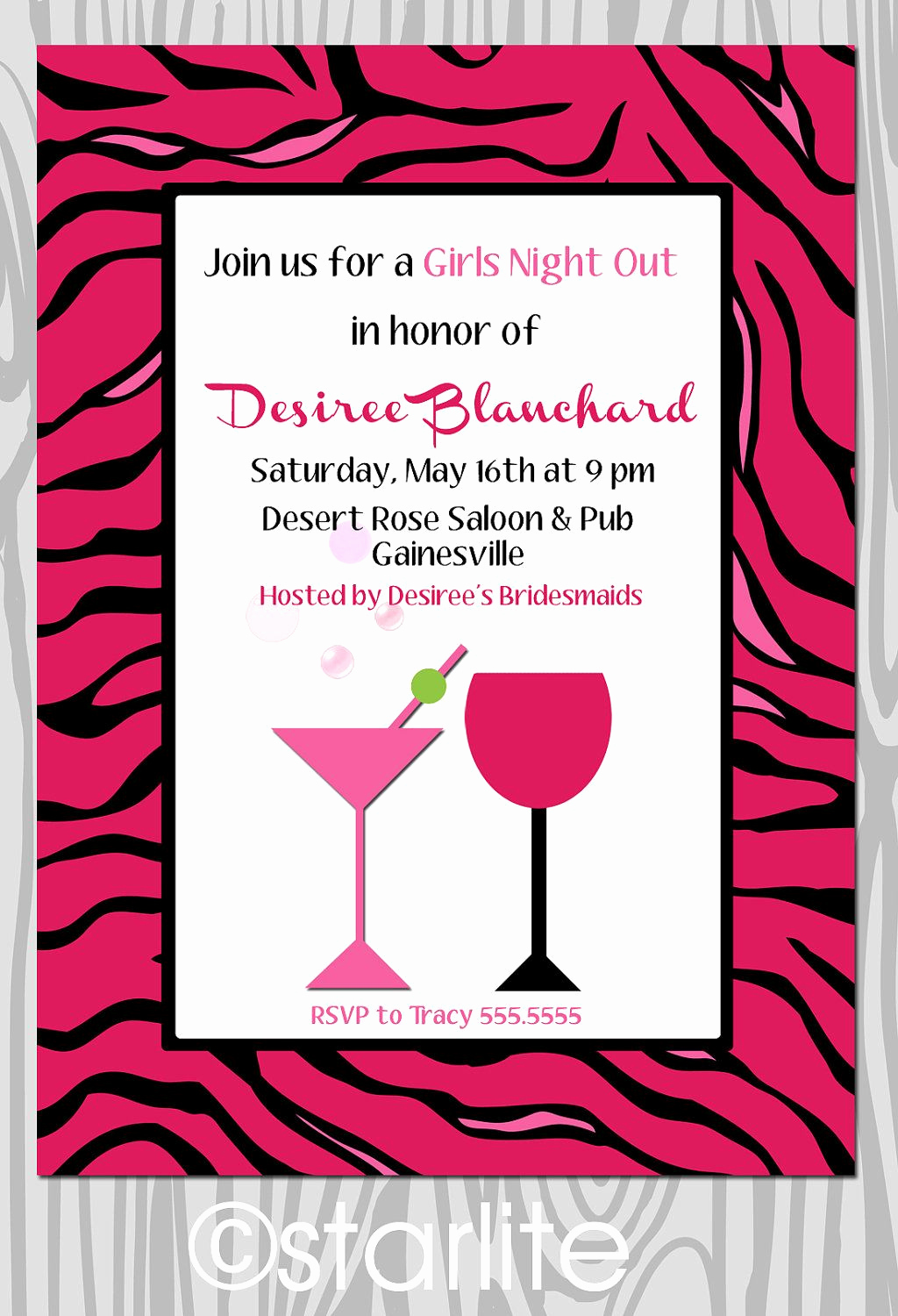 Ladies Night Out Invitation Wording Best Of Girls Night Out Bachlorette Party or Birthday Invitation