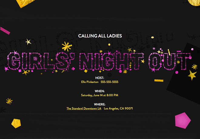 Ladies Night Out Invitation Wording Elegant Girls Night Invitation Ideas Evite