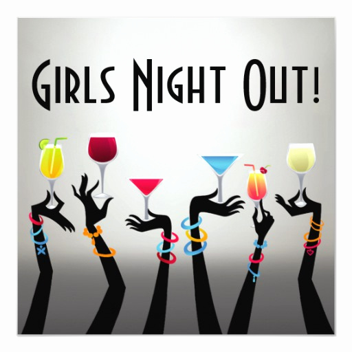 Ladies Night Out Invitation Wording Inspirational Girls Night Out Cocktail Party Invitation