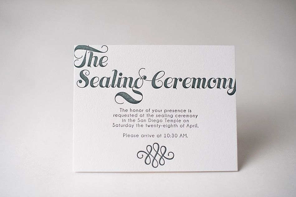 Lds Wedding Invitation Wording Lovely Invitation Info Cards Sealing Ceremony Lds Wedding Lds