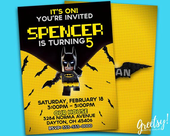 Lego Batman Invitation Template Awesome the Lego Batman Invitation the Lego Batman Birthday the Lego