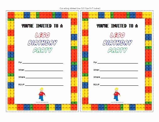 Lego Party Invitation Template Lovely 25 Best Ideas About Lego Birthday Invitations On