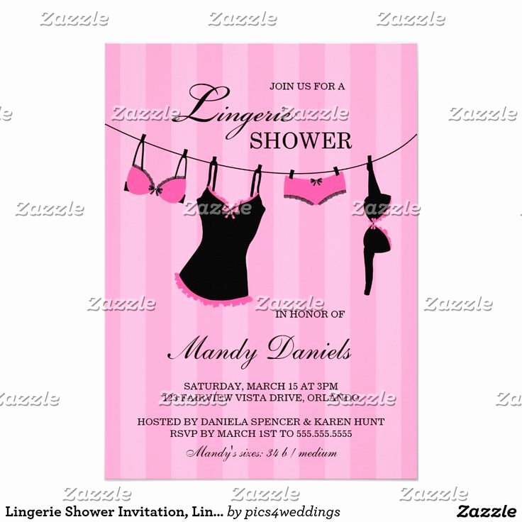 Lingerie Shower Invitation Wording Beautiful 1000 Ideas About Lingerie Shower Invitations On Pinterest
