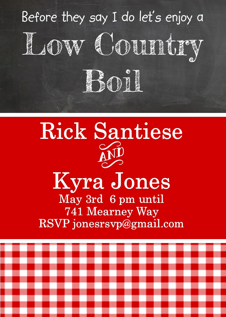 Low Country Boil Invitation Awesome Low Country Boil Party Invitations New Selections Spring 2018