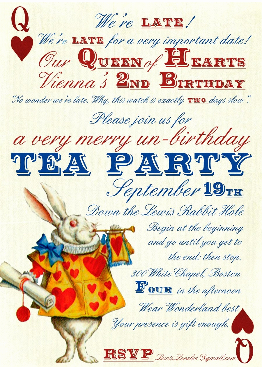 Mad Hatter Tea Party Invitation Lovely Tea Quotes Alice In Wonderland Quotesgram