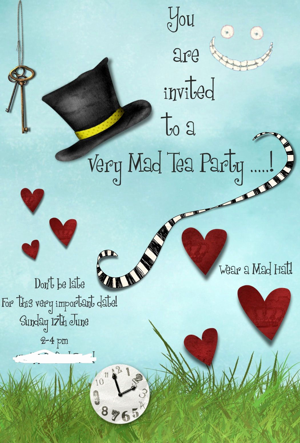 Mad Hatter Tea Party Invitation Luxury Mad Hatters Tea Party Invitation Template Free