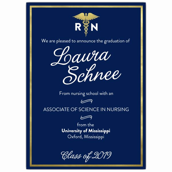 Making A Graduation Invitation Awesome Making the Rounds Nursing Graduation Announcements