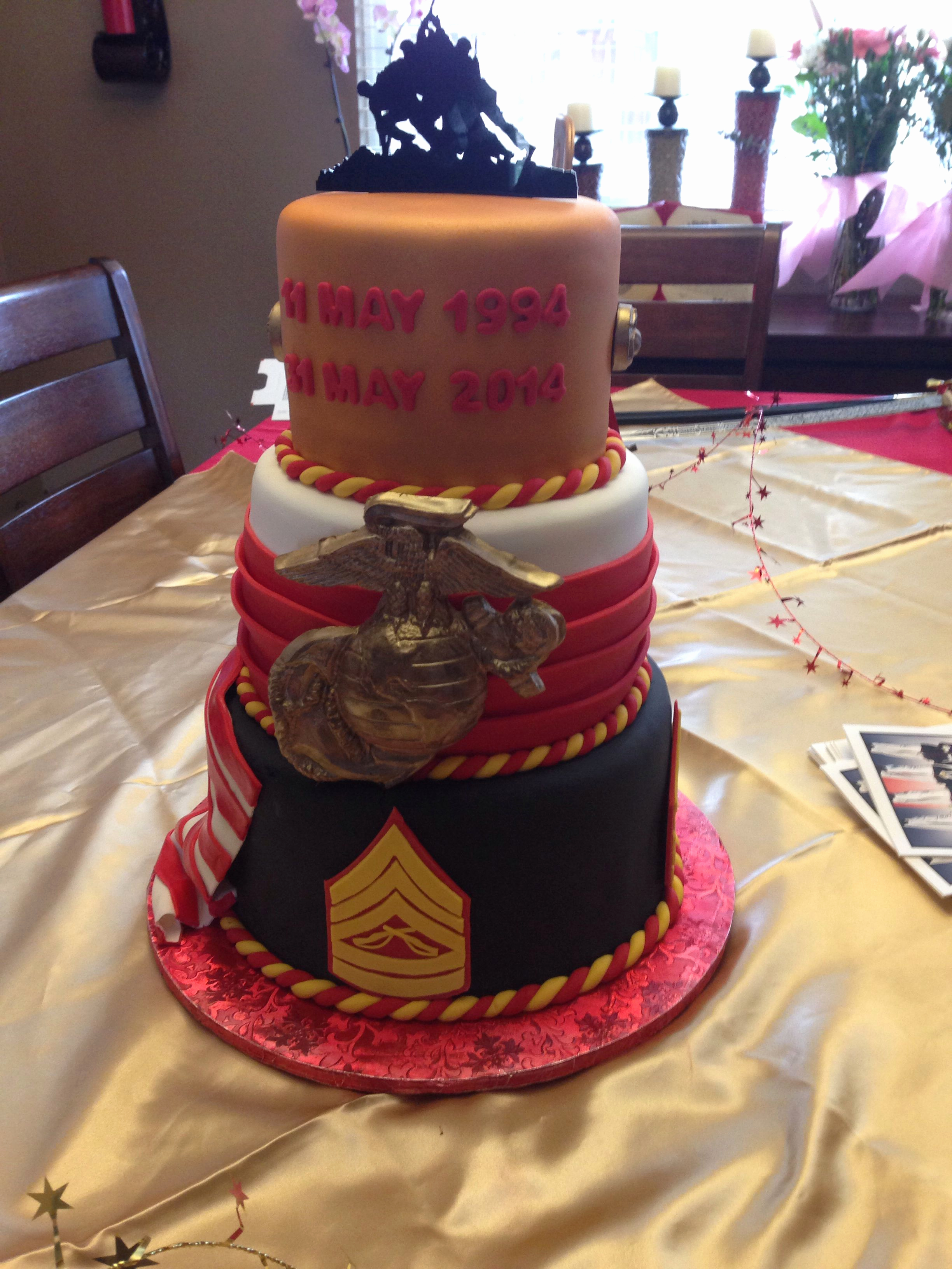 Marine Corps Retirement Invitation New Usmc Retirement Cake