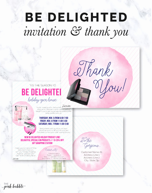 Mary Kay Open House Invitation Lovely Be Delighted Holiday Products