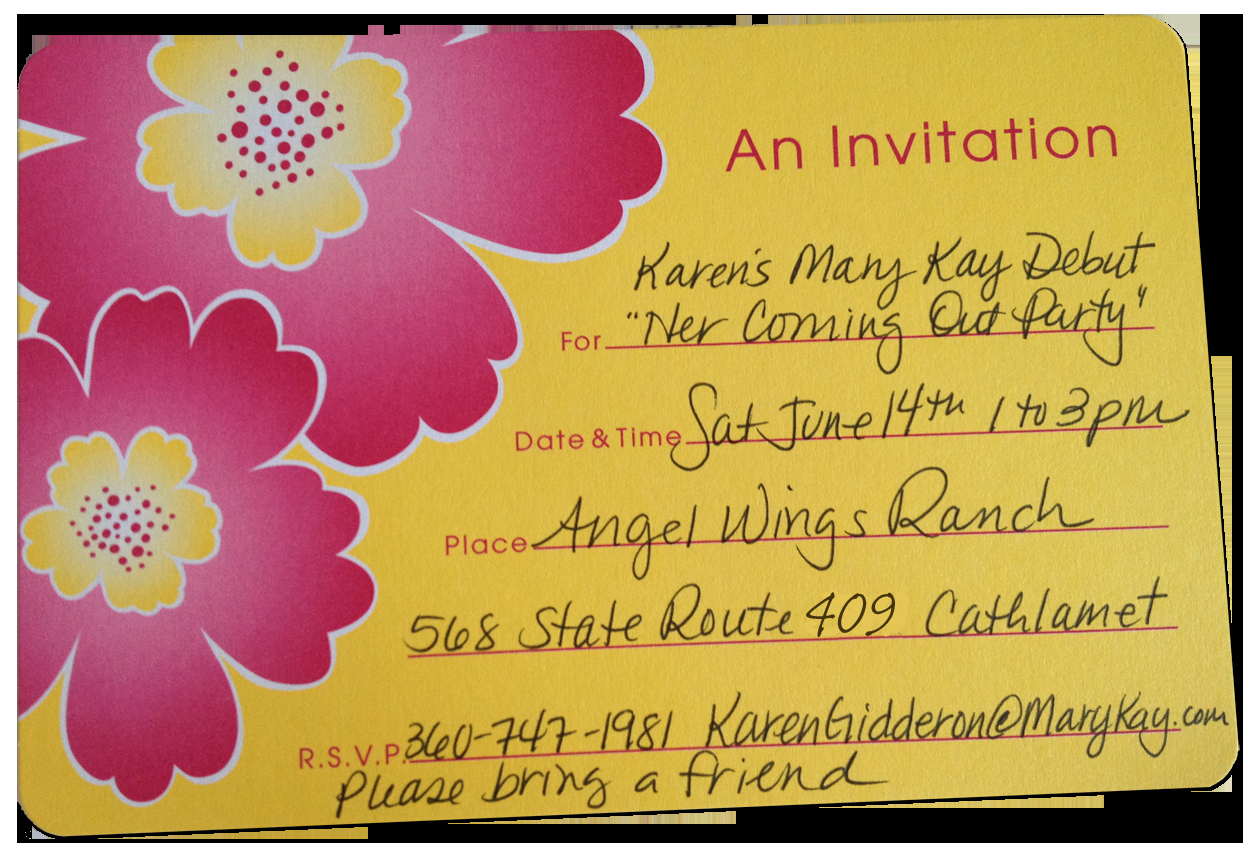 Mary Kay Party Invitation Ideas Unique Mary Kay Invitations