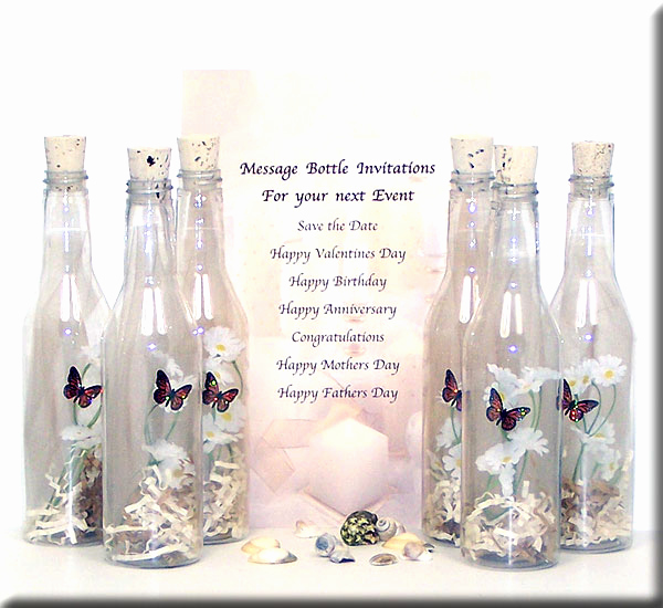 Message In A Bottle Invitation Fresh Message In A Bottle Romantic Gift Ideas