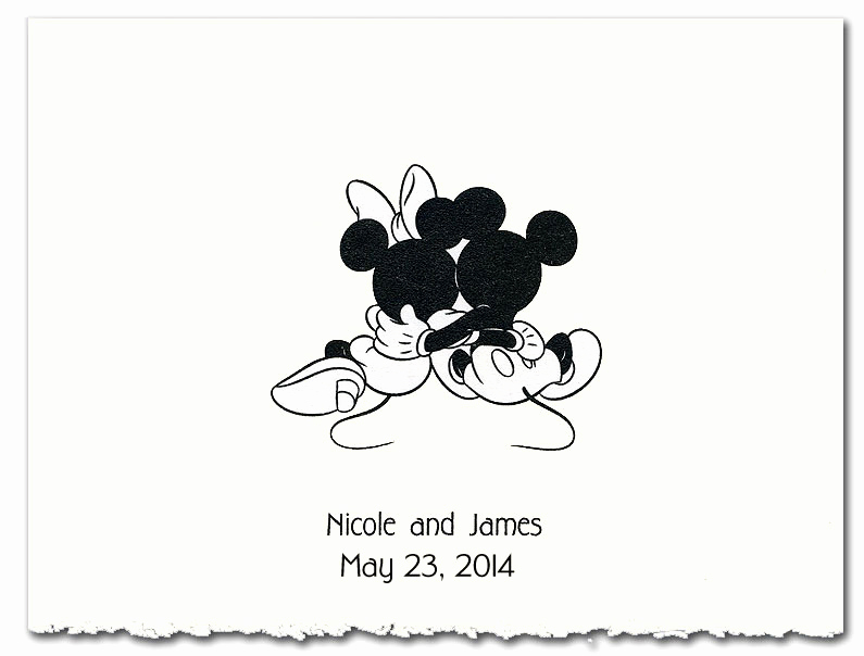 mickey and minnie mouse wedding invitations