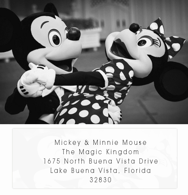 Mickey and Minnie Wedding Invitation Elegant Keepsake