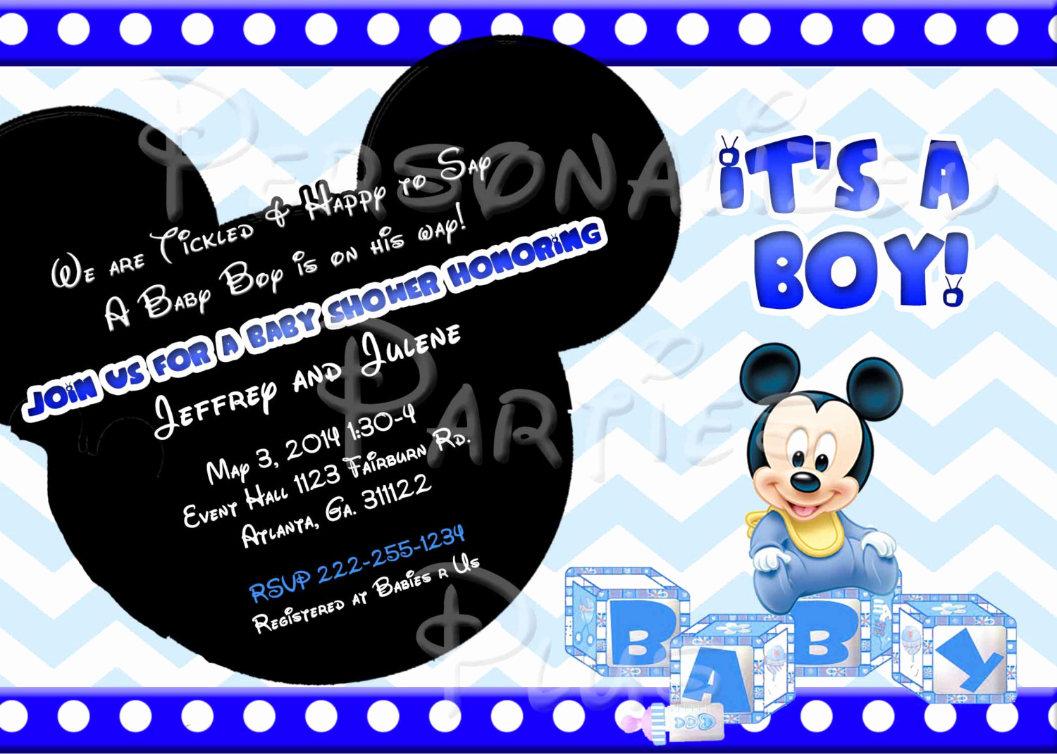 Mickey Mouse Baby Shower Invitation Best Of Baby Mickey Mouse Baby Shower Invitation Downloaded by