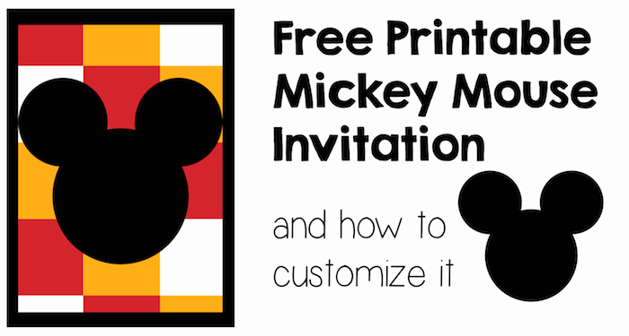 Mickey Mouse Birthday Invitation Template Elegant Mickey Mouse Invitation and How to Customize It Paper